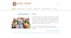 Desktop Screenshot of canalautisme.com